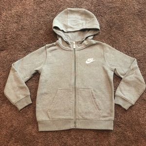 Kids Nike zip up sweatshirt